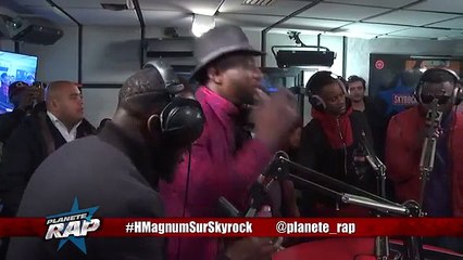 H Magnum feat Black M -Aucun mytho- en live dans Planète Rap !