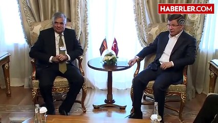 Başbakan Davutoğlu, Sri Lanka Başbakanı Wickremesinghe ile Görüştü