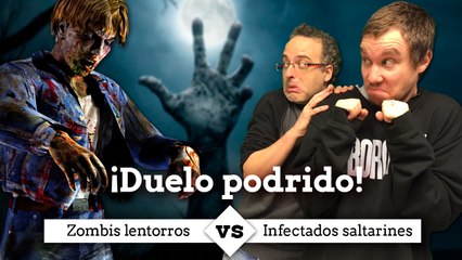 Cara a cara Zombies Lentorros vs saltarines