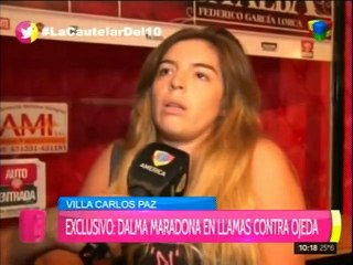Dalma Maradona dispara contra todos