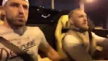 McGregor ostenta Lamborghini 'lança-chamas' e pisa fundo em vídeo