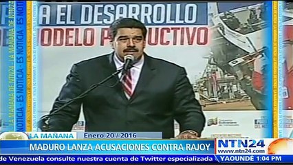 Nicolás Maduro acusa a Mariano Rajoy de tener una actitud "intervencionista, racista y colonialista"
