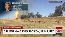 BREAKING NEWS GAS LINE EXPLOSION PG&E FREEWAY 99 INJURIES RAW VIDEO FRESNO CALIFORNIA HD 4