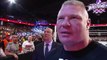 Brock Lesnar brawls with Mark Henry- Raw, March 3, 2014