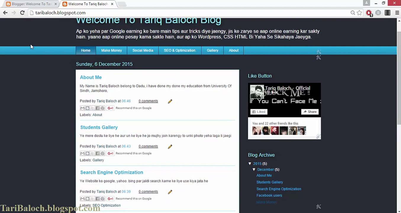 How to add twitter time line on blogspot UrduHindi or website - YouTube