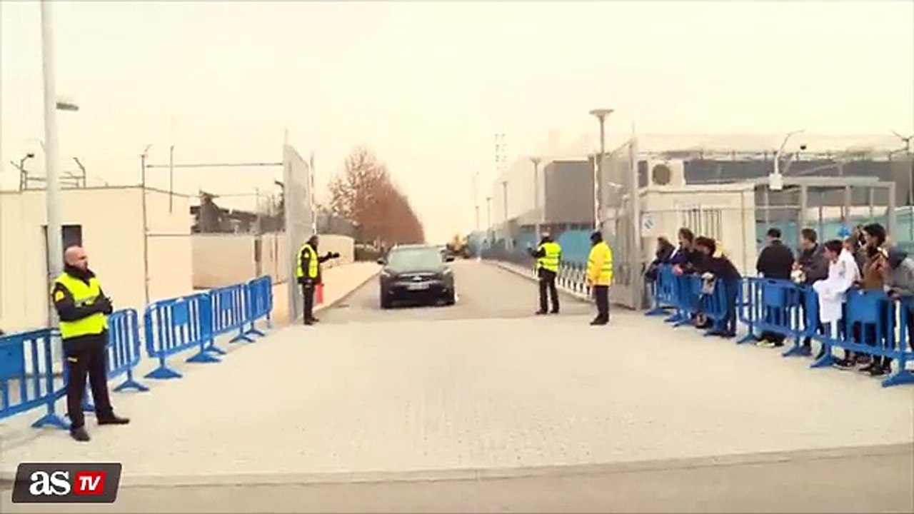 Real Madrid Roberto Carlos in Valdebebas to treat his return