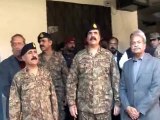 COAS General Raheel Sharif arrives Bacha Khan University Charsadda