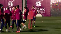 FC Barcelona training session: Barça primed for Copa quarter-finals