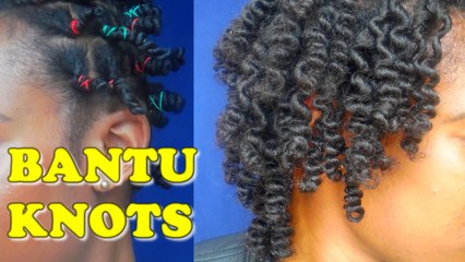 COIFFURE CHEVEUX CREPU| BANTU KNOTS