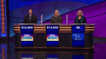 Unusual Jeopardy! 3 way loss