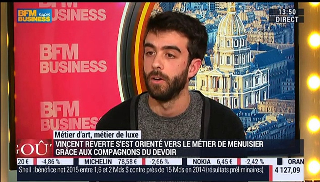 Métiers d'art, Métiers de luxe: Compagnon menuisier – 20/01