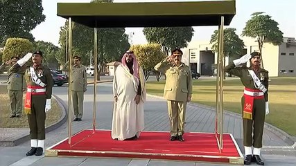 Saudi Defence Minister at GHQ--Pak Army