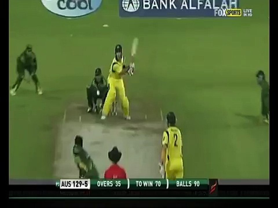 Saeed Ajmal Amazing Reaction On Glenn Maxwell's Reverse Sweep Must Watch.Rare cricket video