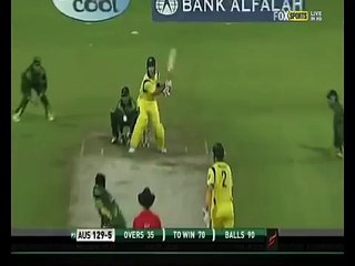 Saeed Ajmal Amazing Reaction On Glenn Maxwell's Reverse Sweep Must Watch.Rare cricket video