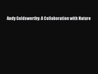 [PDF Download] Andy Goldsworthy: A Collaboration with Nature [PDF] Full Ebook
