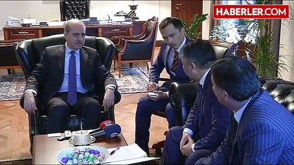 Kurtulmuş, Kırgızistan Ekonomi Bakanı Kocaşev'i Kabul Etti