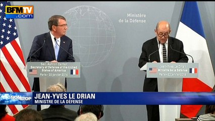 Jean-Yves Le Drian:  "un recul de Daech" observé "ces dernières semaines"