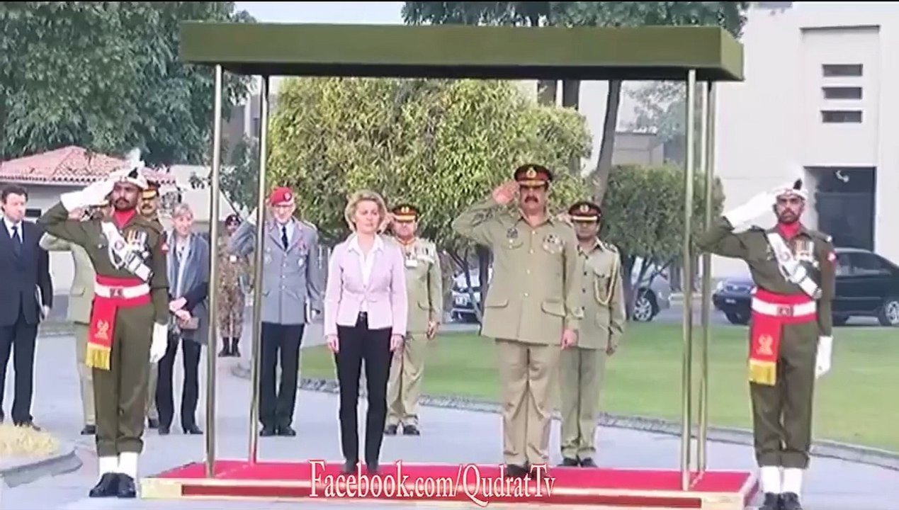 German Defence Minister, Mrs Ursula Von der Leyen called on Ch...-