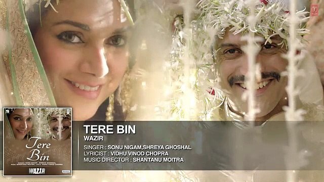 Hindi song 2016 'TERE BIN' Full AUDIO song Wazir Farhan Akhtar, Aditi Rao Hydari Sonu Nigam, Shreya Ghoshal