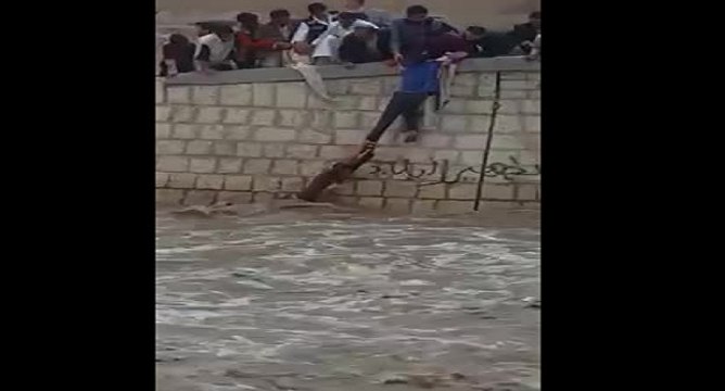 Incroyable sauvetage à Sana au Yémen