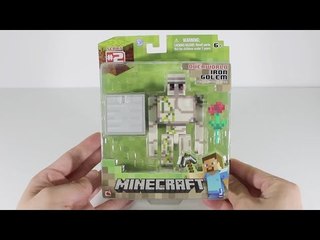 마인크래프트 아이언골렘과 철블럭,장미꽃 장난감 놀이 [또이]