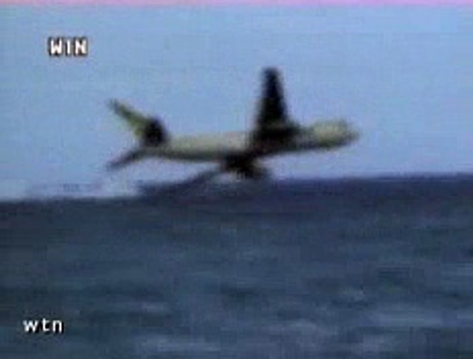 Crash avion dans la mer