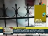 Argentinos se solidarizan con Milagros Sala y exigen su liberación