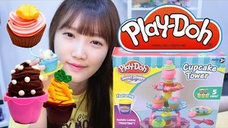 플레이도우 컵케이크 타워 만들기 점토 장난감 - Play Doh sweet shoppe/ Cupcake Tower playset 넹또의 장난감 놀이[또이]