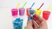 Play Doh Surprise Color Yogurt cups colored with Minnie Mouse, Marvel, Hello Kitty Disney Princess