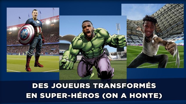 Des joueurs transformés en super-héros (on a honte)