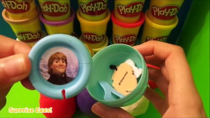 7 Play Doh Surprise Egg Playdough Videos for Children | SurpriseEggsChannel!