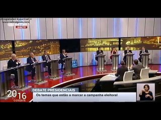 Tino de Rans brilha em debate presidencial