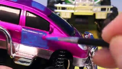 Monster Trucks CUSTOM SHOP Video for Kids | Customize Monster Truck Toys