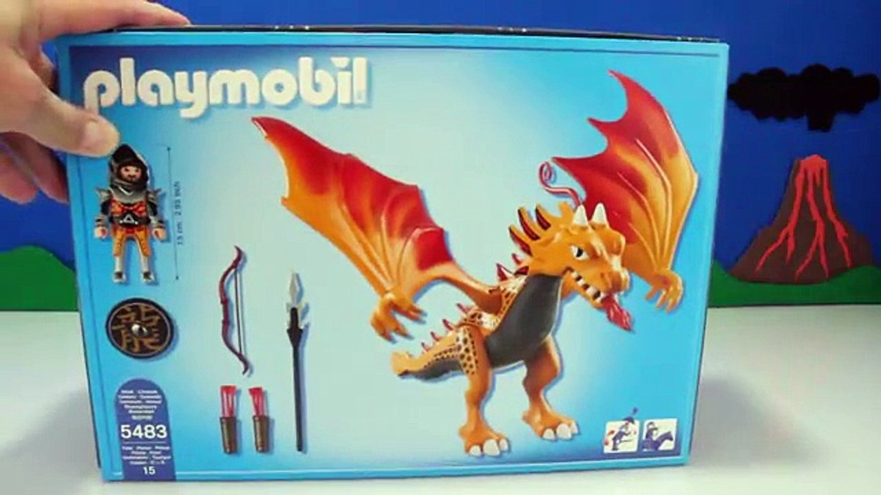 Playmobil FLAME DRAGON Toys & SECRET DRAGON FORT Castle Toy Video for Kids  Toypals.tv - Dailymotion Video