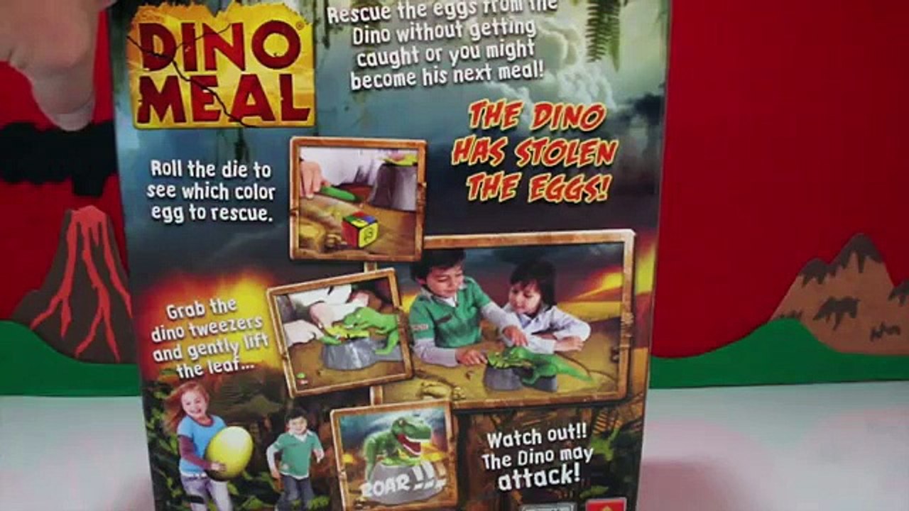DINO MEAL Dinosaur Game Video for Children | Rescue DINO Eggs or be a DINO MEAL Toypals.tv