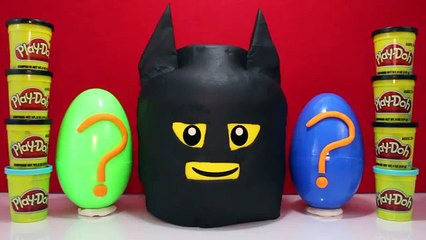 Play Doh BATMAN EGGS, LEGO Batman Villains: Cat Woman, The Joker