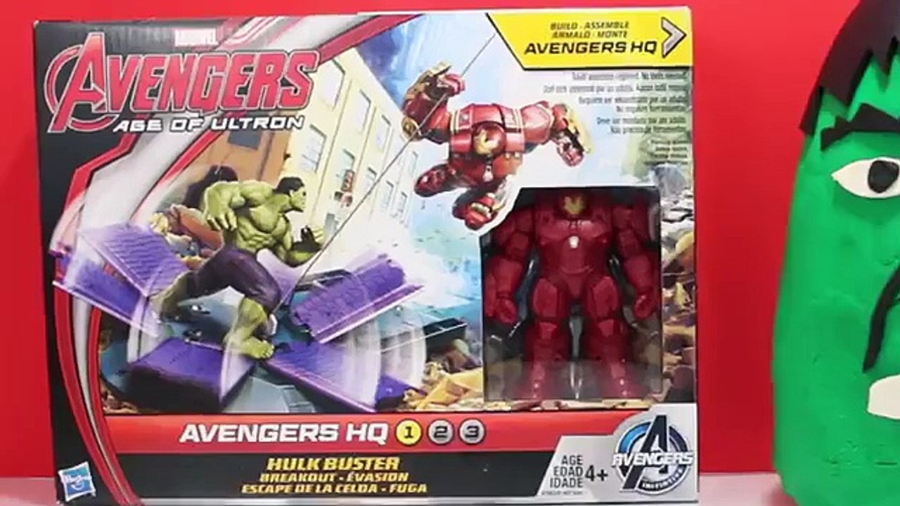 Hulk Toys Avengers Age of Ultron Toys HULK BUSTER HQ1 | Hulk Play-doh Surprise Egg Toypals.tv