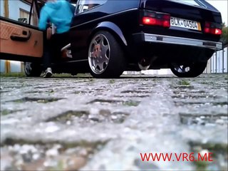 VW Golf MK1 G60 Sound Test