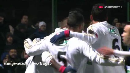 Sergi Darder Goal - Chambly 0-1 Lyon - 20-01-2016