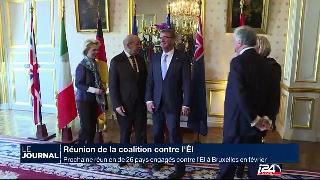 Objectif de la reunion de la coalition contre l EI : mobiliser plus de militaires et de pays partenaires