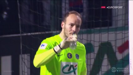 0-1 Goal France  Coupe de France  Round 10 - 20.01.2016, FC Chambly 0-1 Lyon