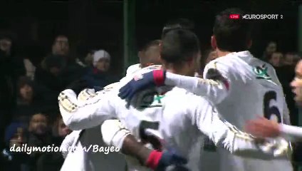 Sergi Darder Goal - Chambly 0-1 Lyon - 20-01-2016