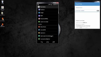 Vysor - Diffuser l'écran de son smartphone/tablette sur n'importe quel ordianteur