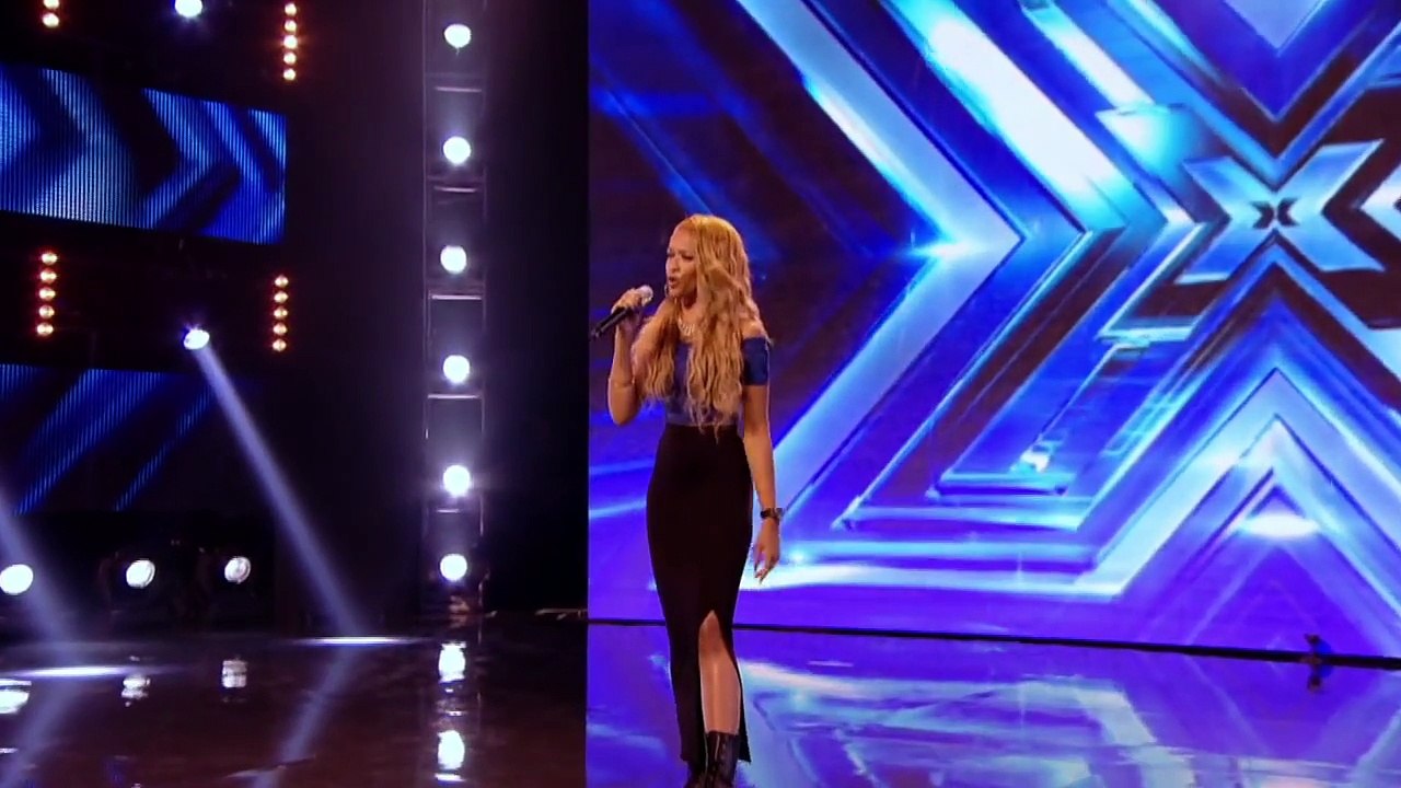 Tamera Foster sings I Have Nothing by Whitney Houston Arena Auditions Week 1 The X Factor