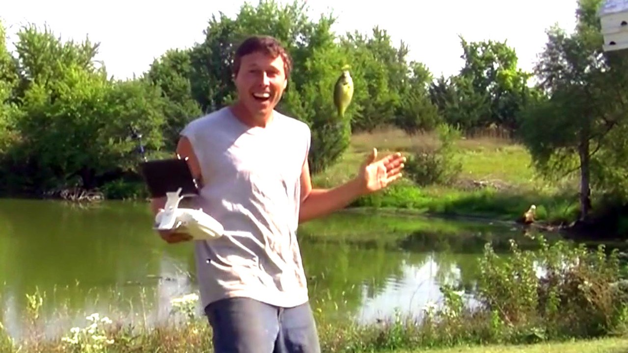 Catching Fish With a Drone