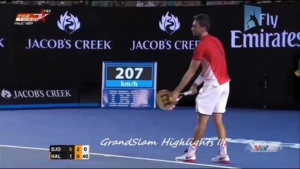 Novak Djokovic vs Quentin Halys - Australian Open 2016 R2 [Highlights HD]
