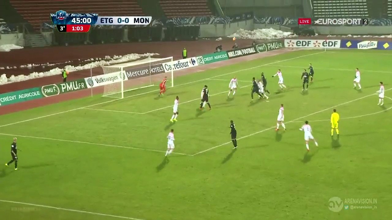 0-1 Lacina Traoré - Evian TG v. AS Monaco 20.01.2016 HD