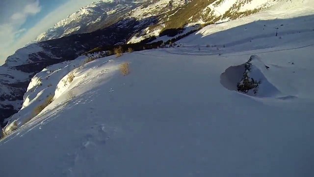 Descente en snow solo, Orres 2016