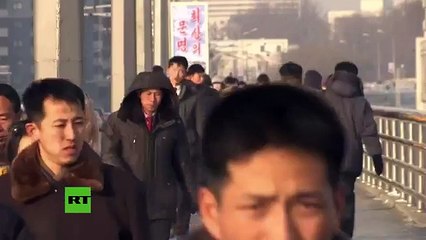 Corea del Norte durante los días más fríos del invierno