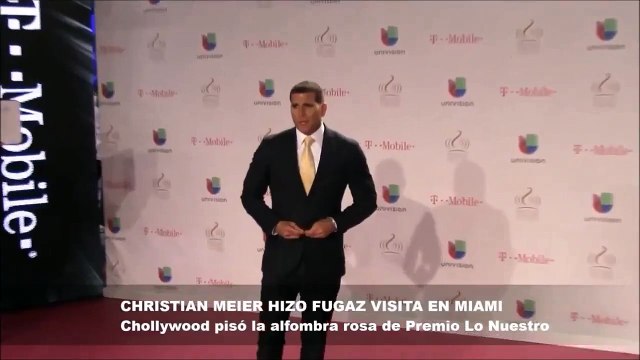 Christian Meier en 'Premio Lo Nuestro' Año 2015